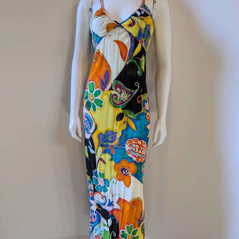 Jams World Vintage Multicolor Floral Maxi Dress